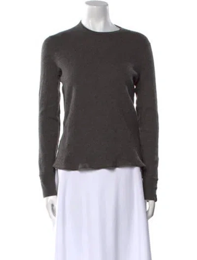 Pre-owned Rag & Bone Merino Wool Crew Neck Sweater In Gray