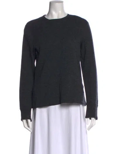 Pre-owned Rag & Bone Merino Wool Crew Neck Sweater In Gray