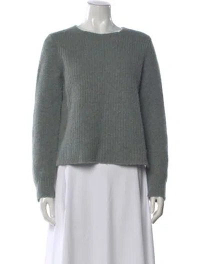 Pre-owned Rag & Bone Merino Wool Crew Neck Sweater In Gray