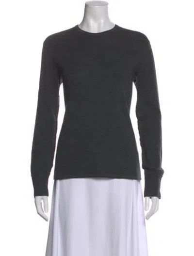Pre-owned Rag & Bone Merino Wool Crew Neck Sweater In Gray