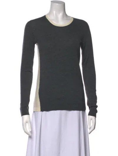 Pre-owned Rag & Bone Merino Wool Crew Neck Sweater In Grey