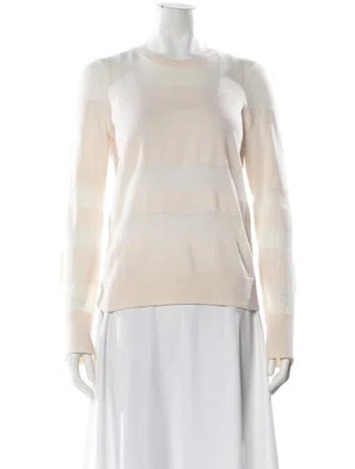 Pre-owned Rag & Bone Merino Wool Crew Neck Sweater In Neutral