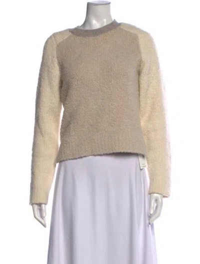 Pre-owned Rag & Bone Merino Wool Crew Neck Sweater In Neutral