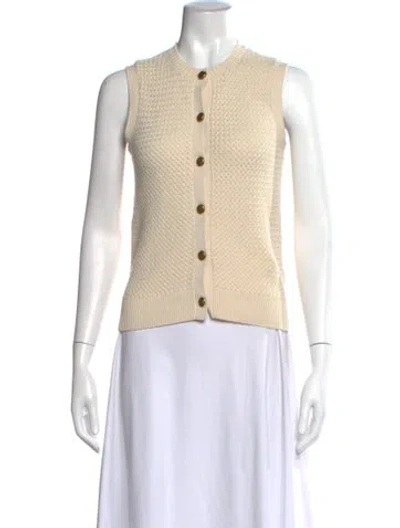 Pre-owned Rag & Bone Merino Wool Crew Neck Sweater In Neutrals