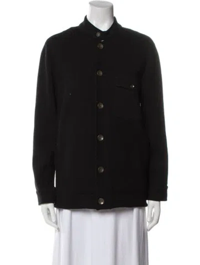 Pre-owned Rag & Bone Merino Wool Jacket In Black