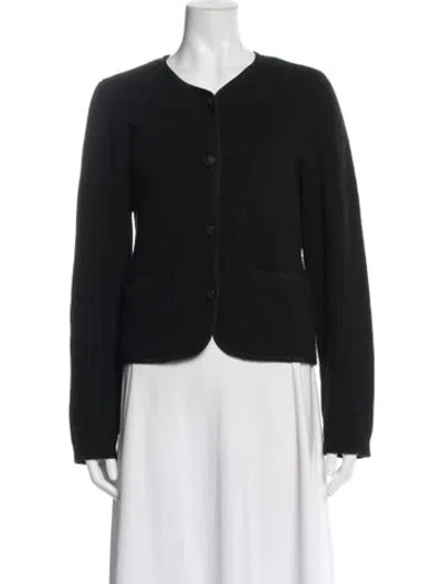 Pre-owned Rag & Bone Merino Wool Jacket In Black