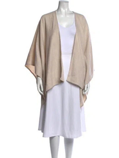 Pre-owned Rag & Bone Merino Wool Open Front Sweater In Neutrals