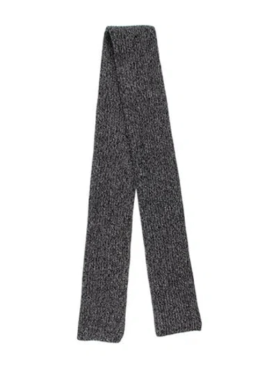Pre-owned Rag & Bone Merino Wool Scarf In Black