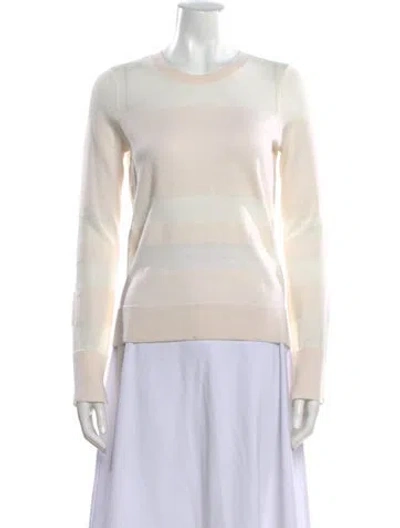 Pre-owned Rag & Bone Merino Wool Striped Sweater In Neutral