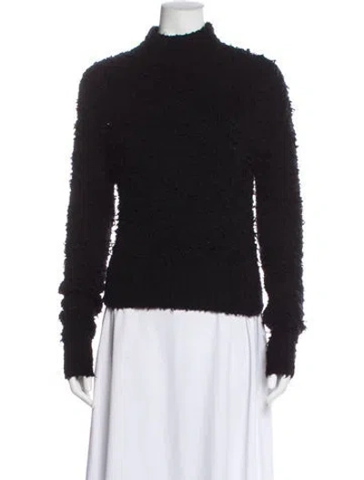 Pre-owned Rag & Bone Merino Wool Turtleneck Sweater In Black