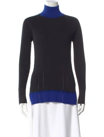 Pre-owned Rag & Bone Merino Wool Turtleneck Sweater In Black