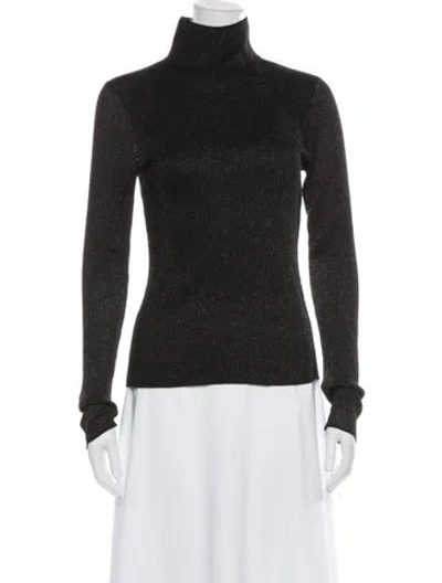 Pre-owned Rag & Bone Merino Wool Turtleneck Sweater In Black