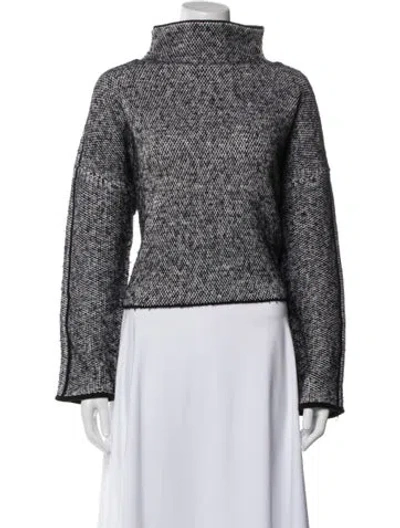 Pre-owned Rag & Bone Merino Wool Turtleneck Sweater In Blue