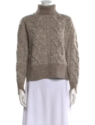 Pre-owned Rag & Bone Merino Wool Turtleneck Sweater In Gray