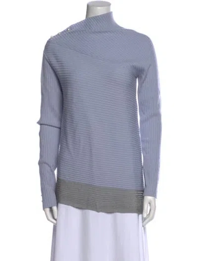 Pre-owned Rag & Bone Merino Wool Turtleneck Sweater In Gray