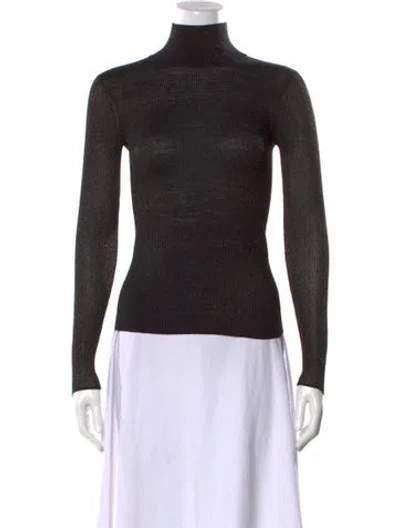 Pre-owned Rag & Bone Merino Wool Turtleneck Sweater In Multi