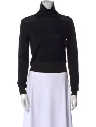 Pre-owned Rag & Bone Merino Wool Turtleneck Sweater W/ Tags In Black