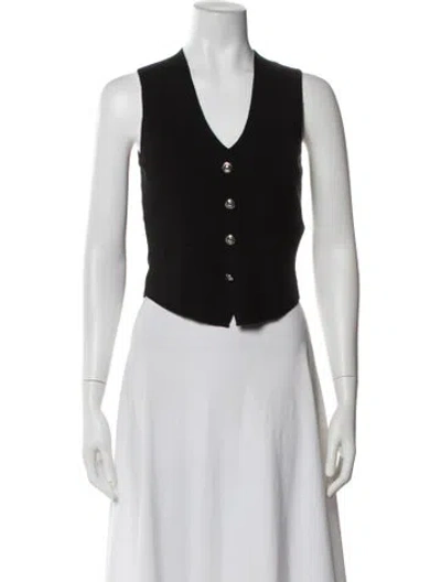 Pre-owned Rag & Bone Merino Wool Vest In Blue