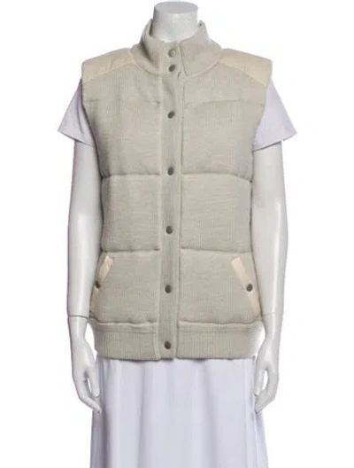 Pre-owned Rag & Bone Merino Wool Vest In Neutral