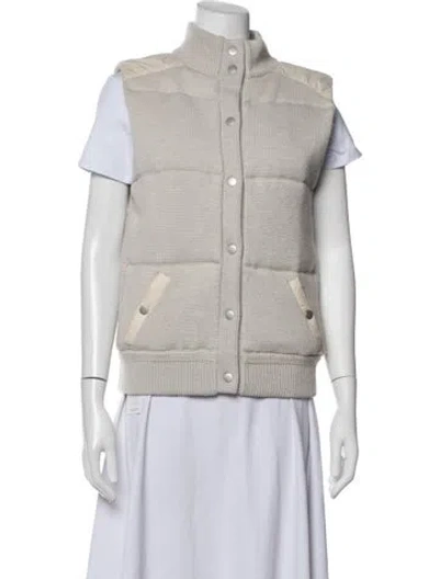 Pre-owned Rag & Bone Merino Wool Vest In Neutrals