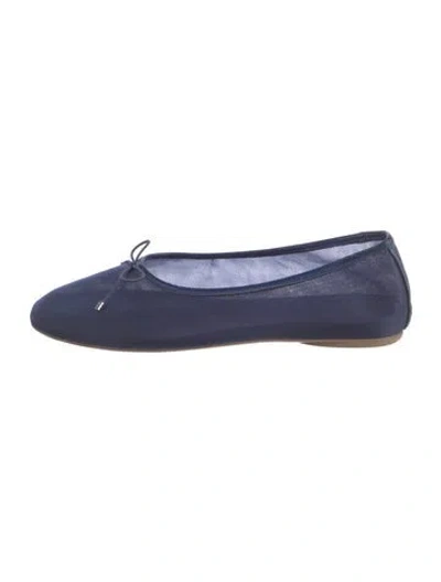 Pre-owned Rag & Bone Mesh Ballet Flats In Blue