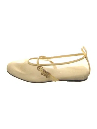 Pre-owned Rag & Bone Mesh Ballet Flats In Yellow