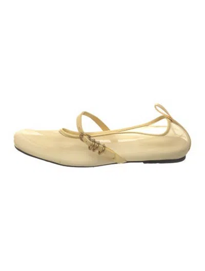 Pre-owned Rag & Bone Mesh Ballet Flats In Yellow