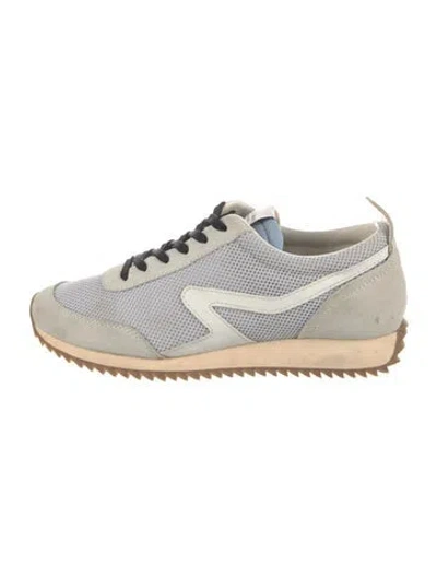 Pre-owned Rag & Bone Mesh Sneakers In Neutral