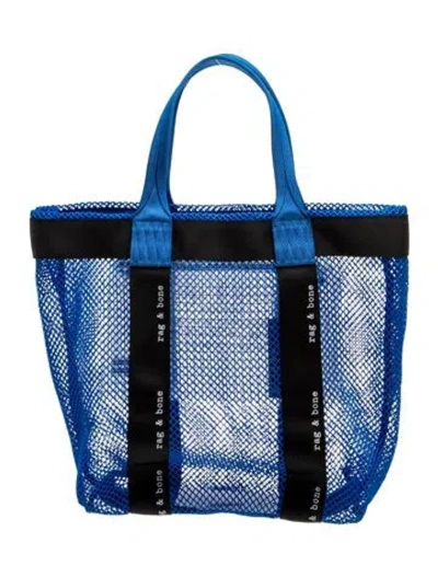 Pre-owned Rag & Bone Mesh Tote In Blue