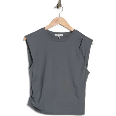 Rag & Bone Mia Cotton Crop Tank In Gray