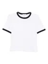 Rag & Bone Mia Ringer T-shirt In White