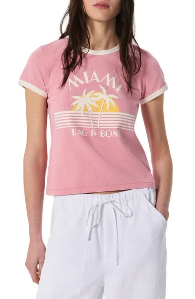 RAG & BONE RAG & BONE MIAMI COTTON GRAPHIC T-SHIRT