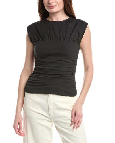 Rag & Bone Mica Banded Top In Black