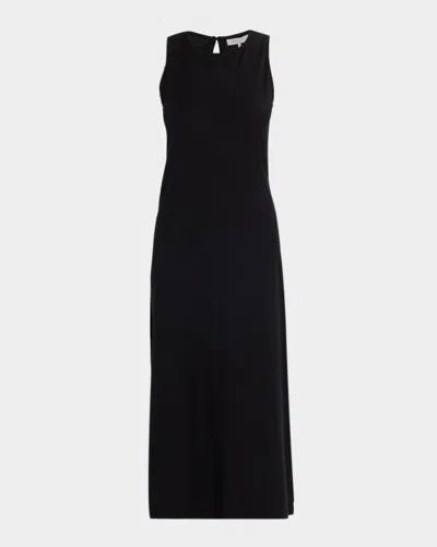 Rag & Bone Mica Bias-cut Knit Midi Dress In Black