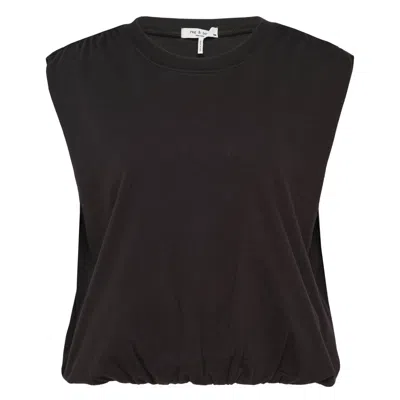 Rag & Bone Mica Bubble Tank Top In Brown