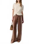 Rag & Bone Mica Draped Tee In Ivory In Multi