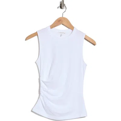 Rag & Bone Mica Faux Wrap Jersey Tank In White