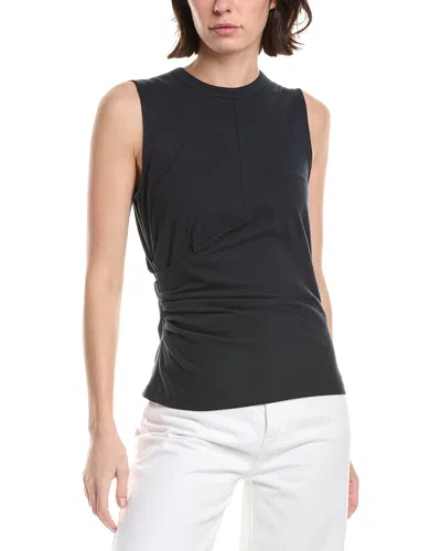 Rag & Bone Mica Jersey Wrap Tank In Black