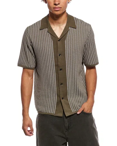 Rag & Bone Micha Camp Collar Shirt In Multi
