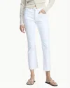 Rag & Bone Mid-rise Ankle Bootcut Jean In Optic White In White