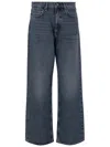 Rag & Bone Mid-rise Washed Denim Jeans In Blue