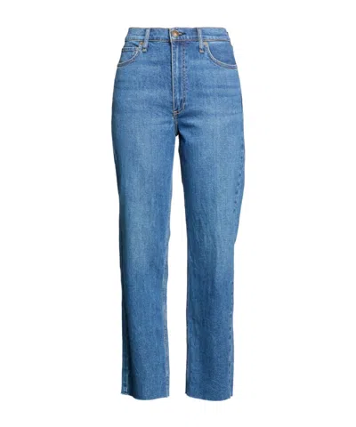 Rag & Bone Mid-blue Straight-leg Jeans