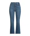 Rag & Bone High-waisted Medium Bootcut Jeans In Blue