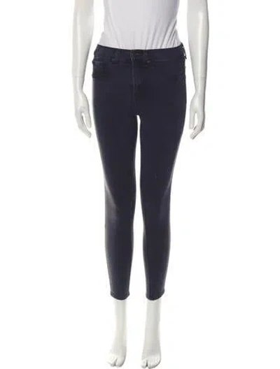 Pre-owned Rag & Bone Mid-rise Skinny Leg Jeans In Black