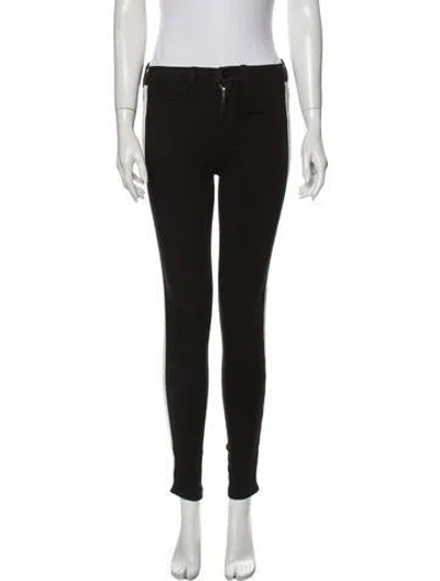 Pre-owned Rag & Bone Mid-rise Skinny Leg Jeans In Black