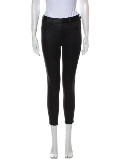 Pre-owned Rag & Bone Mid-rise Skinny Leg Jeans In Black
