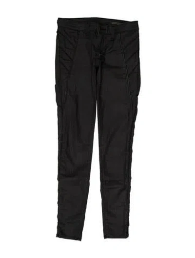 Pre-owned Rag & Bone Mid-rise Skinny Leg Jeans In Black