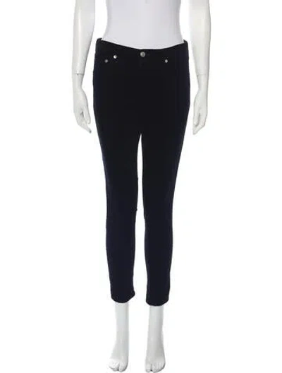 Pre-owned Rag & Bone Mid-rise Skinny Leg Jeans In Black