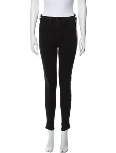 Pre-owned Rag & Bone Mid-rise Skinny Leg Jeans In Black