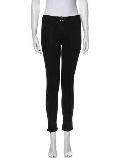 Pre-owned Rag & Bone Mid-rise Skinny Leg Jeans In Black